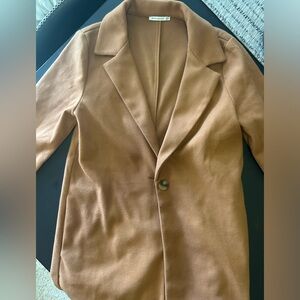 Camel color peacoat
